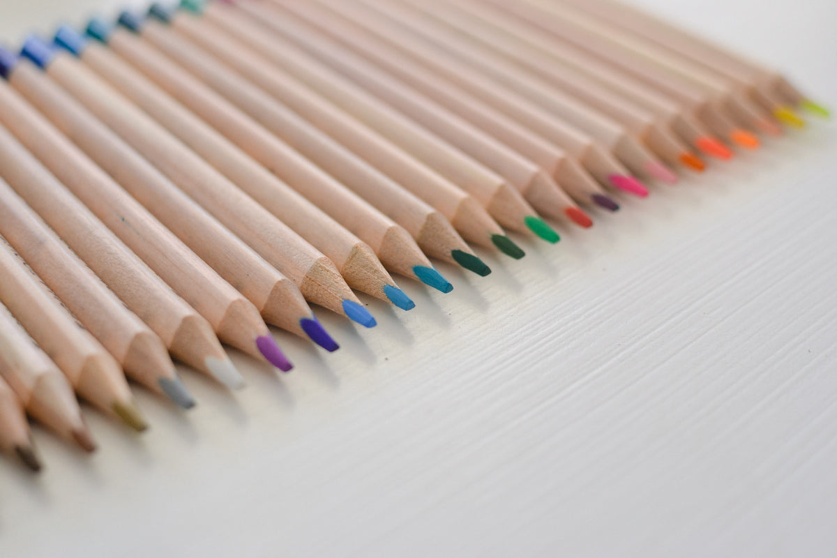 Bear Claw - Thick triangular colored pencils - 24-pack