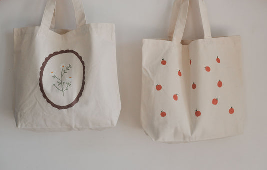 Canvas tote bag paint kit